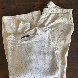 Nasty gal cropped sweatshirt and sweatpants combo